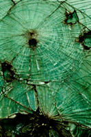 shattered in green